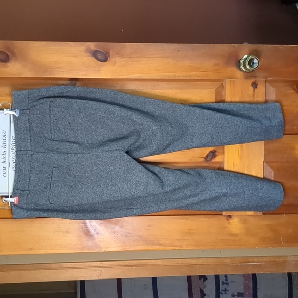 RW & CO* soft gray heathered work career dress trouser side zip/button 4pkt - Picture 5 of 6